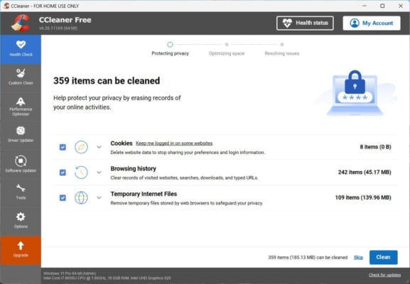 Hướng dẫn cách dọn rác máy tính bằng CCleaner nhanh và chuẩn xác