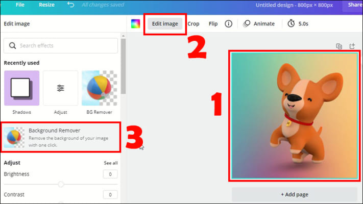 Hướng dẫn cách xóa nền ảnh bằng Canva trên máy tính đơn giản