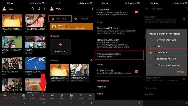 Hướng dẫn cách xoay video bằng VLC nhanh để xem tạm thời