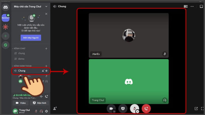 Hướng dẫn cách chia sẻ màn hình trên Discord nhanh trên máy tính