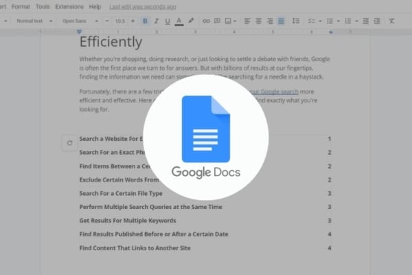 Tại sao nên tạo mục lục tự động trong Google Docs?