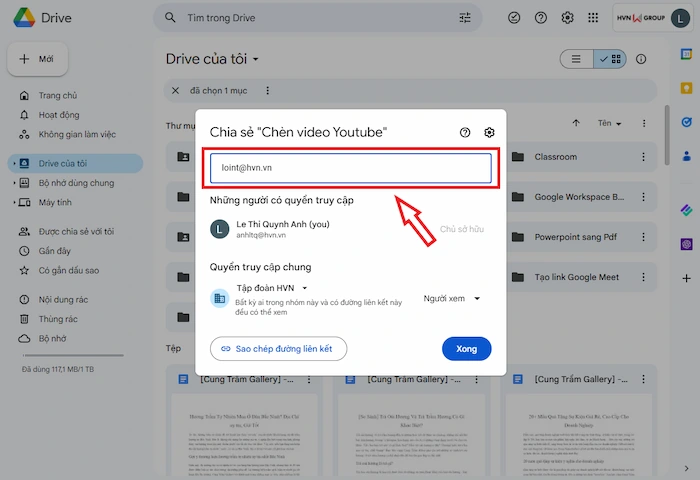 Cách chia sẻ tệp Google Drive trên điện thoại nhanh chóng